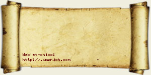 Janko Tubin vizit kartica